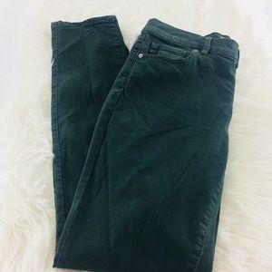 Loft Modern Skinny Fit Green Jeans